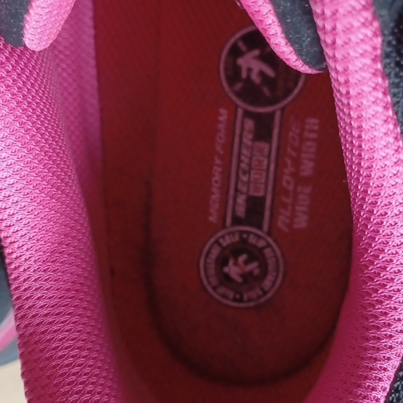 Skechers Synergy Sandlot Black Alloy Safety Toe Lace Work Shoes 76553 Womens 9 - Picture 5 of 7